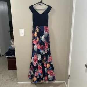 Floral Evening Gown